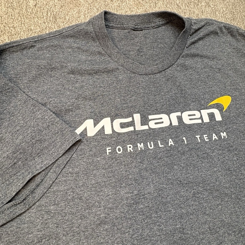 McLaren Formula 1 Team LN4 Graphic Shirt Mens Medium Great Short Sleeve Racing